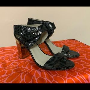 Plomo Womens Black Margot Sandal Size EU 37 (6.5)